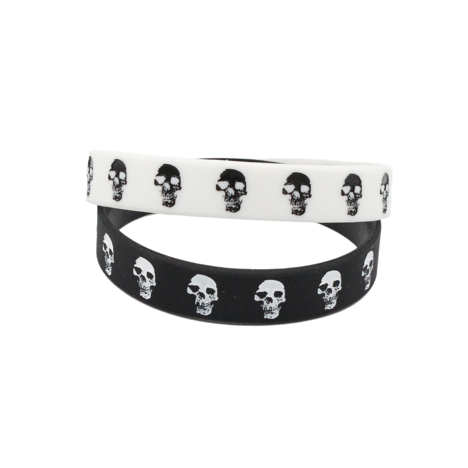 Men'S Fashion Now - 1PC New Casual Skull Silicone Rubber