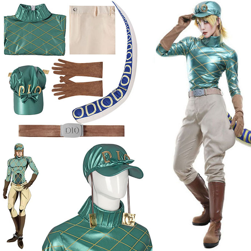 Men'S Fashion Gloves - JoJo's Bizarre Adventure Diego Brando Cosplay