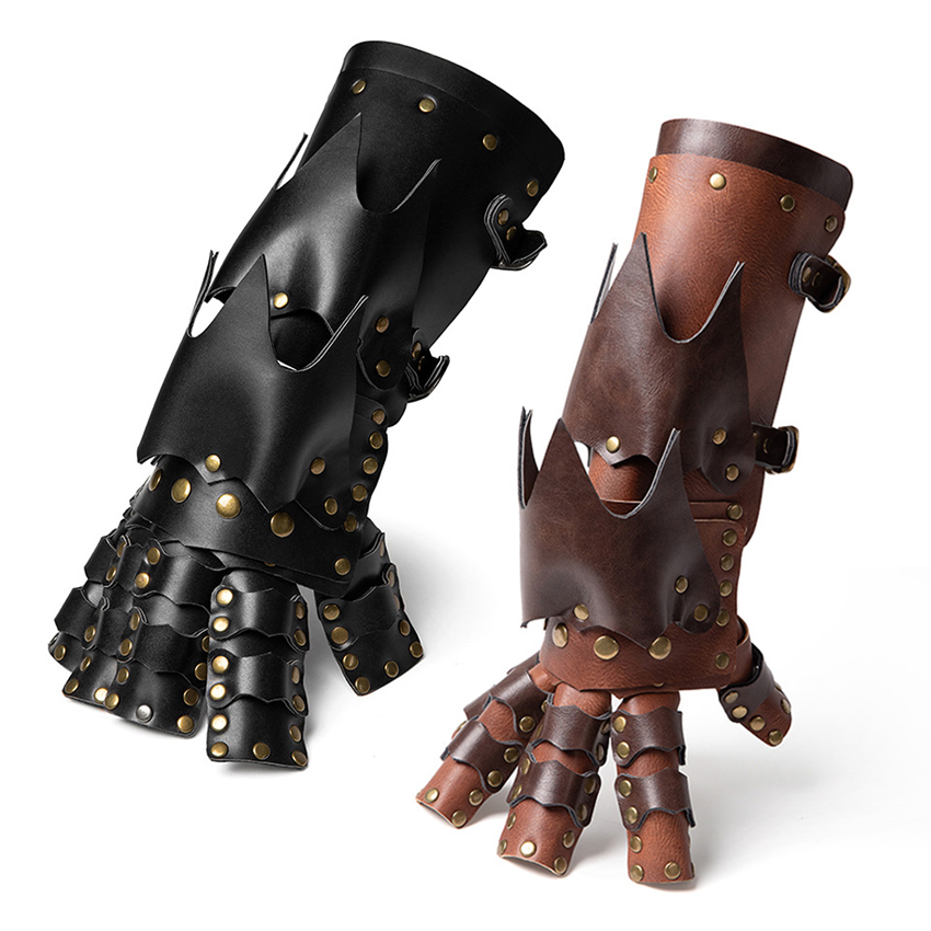 Men'S Fashion Gloves - Medieval Steampunk Glove Mechanic Rivet Mittens