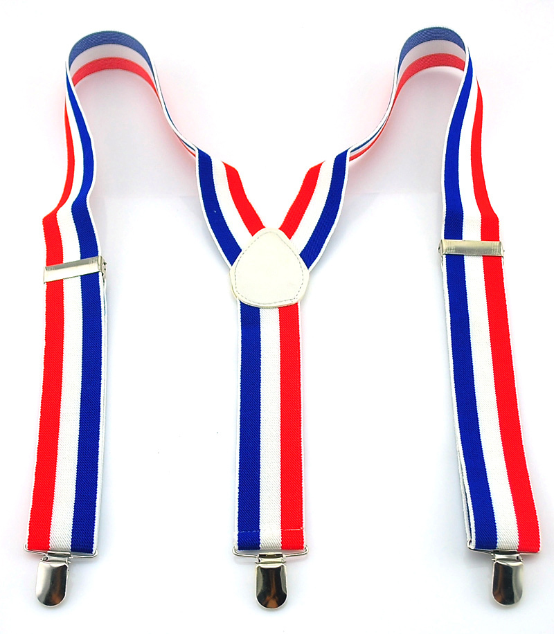 Suspenders Clip Men - Mới 3.5 Cm 5 Sọc Treo