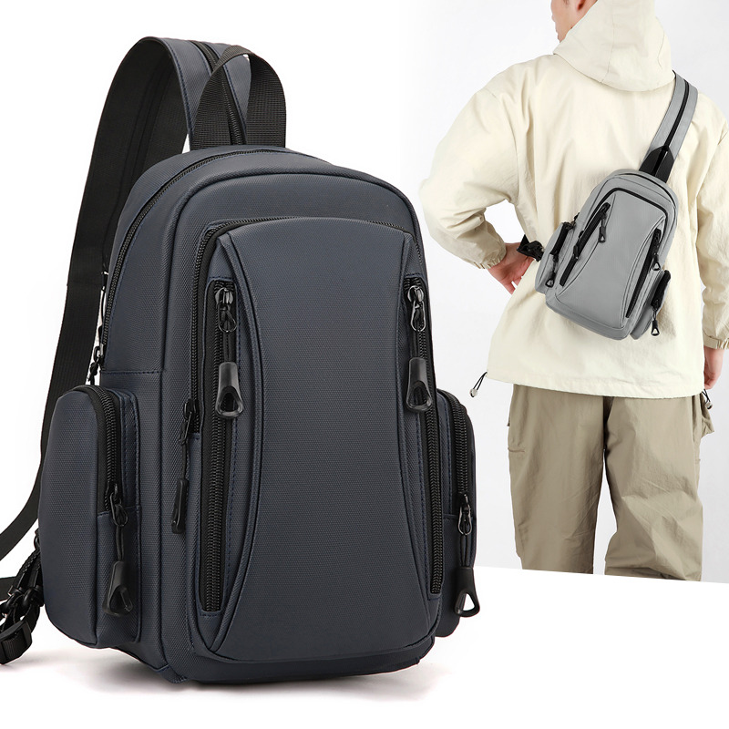Men'S Fashion Bag - Multi Functional Oxford Mini Backpack,Sports Chest