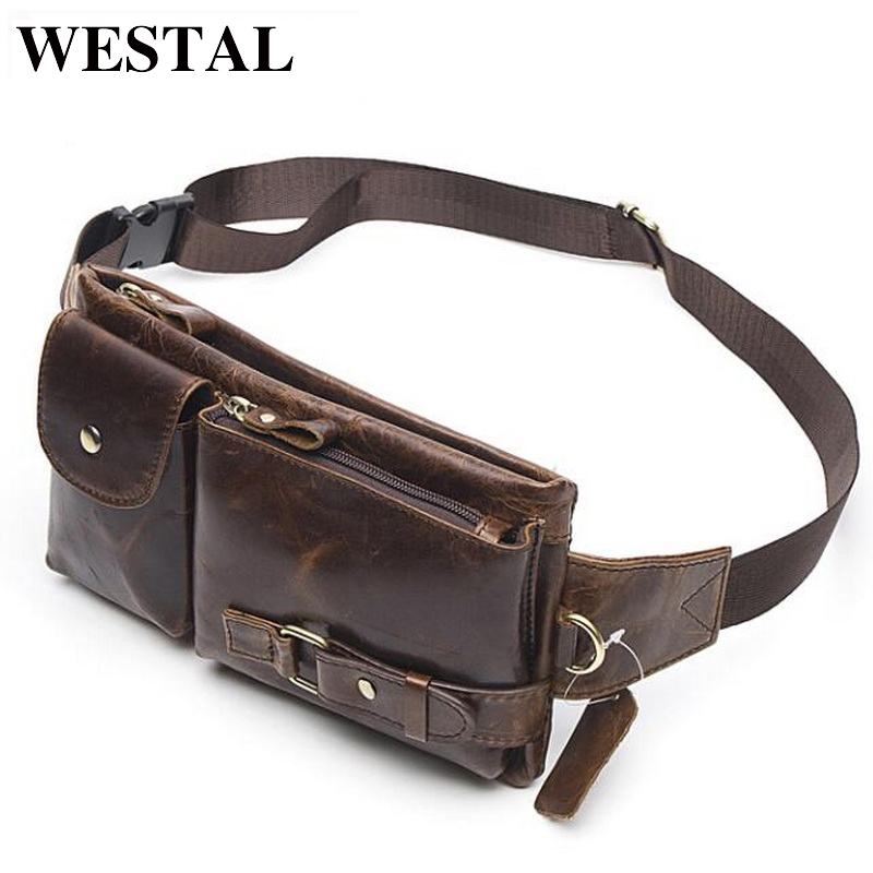 Men'S Fashion Bag - WESTAL Da Thật Chính Hãng Da