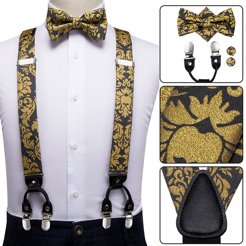 Suspenders Clip Men - Hi-ĐÍNH NƠ LỤA Nam Giới Trưởng