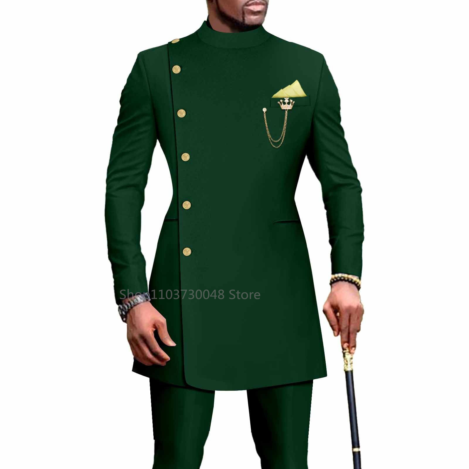 African Design Slim Fit 2 Piec - đánh giá và giá Slim Fit Blazer Men