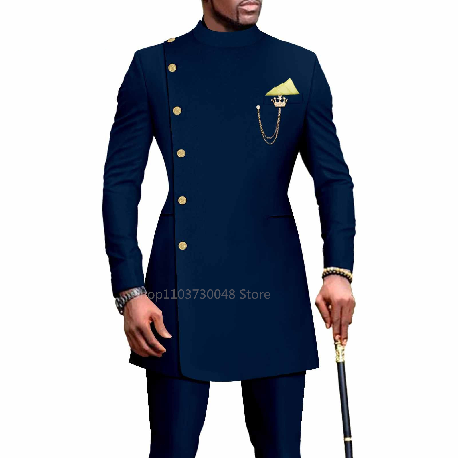African Design Slim Fit 2 Piec - đánh giá và giá Slim Fit Blazer Men