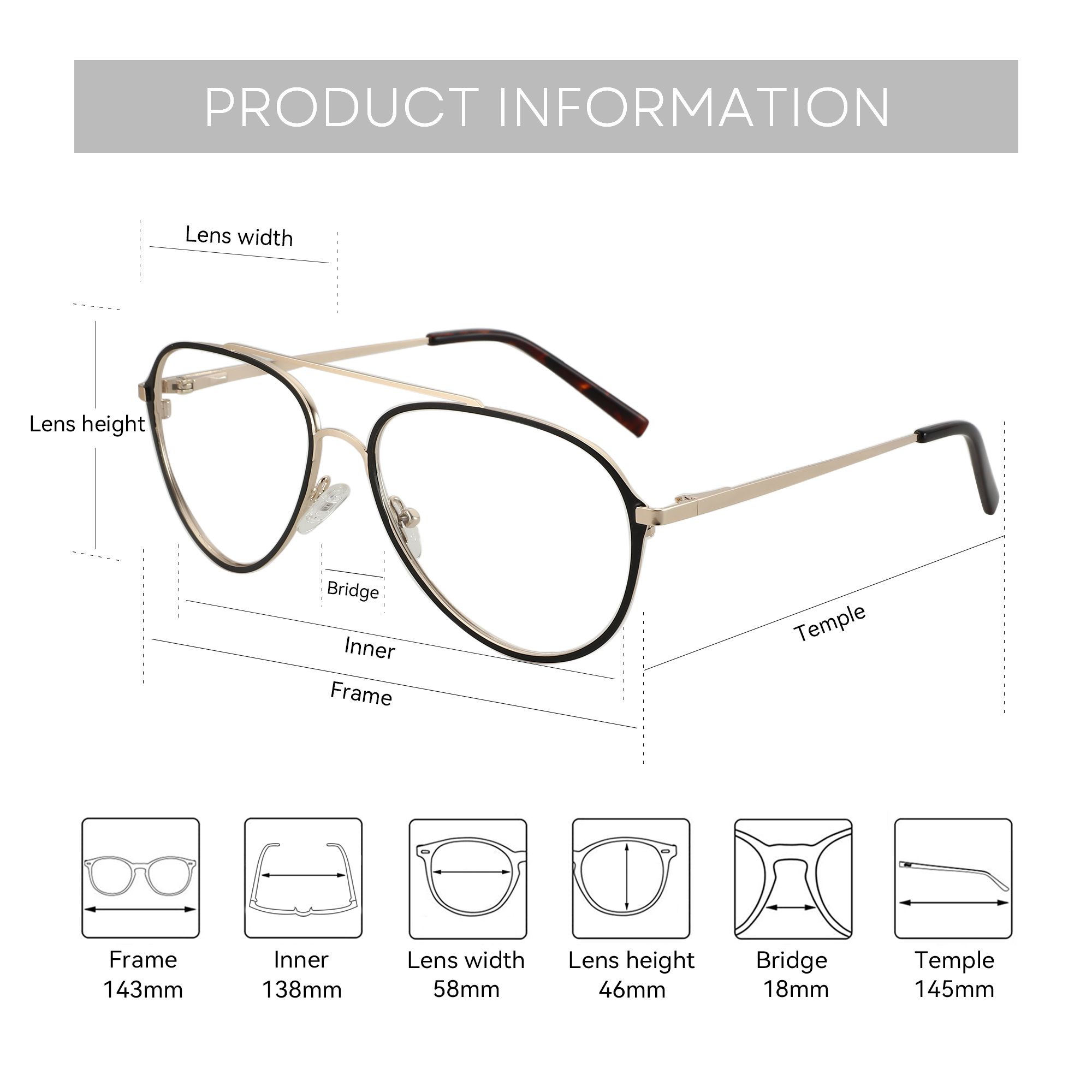 ZENOTTIC New Fashion Pilot Opt - đánh giá và giá Men'S Fashion Non Prescription Glasses