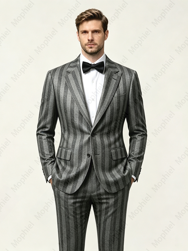 Black and Gray Men's Suits Not - đánh giá và giá Slim Fit Blazer Men