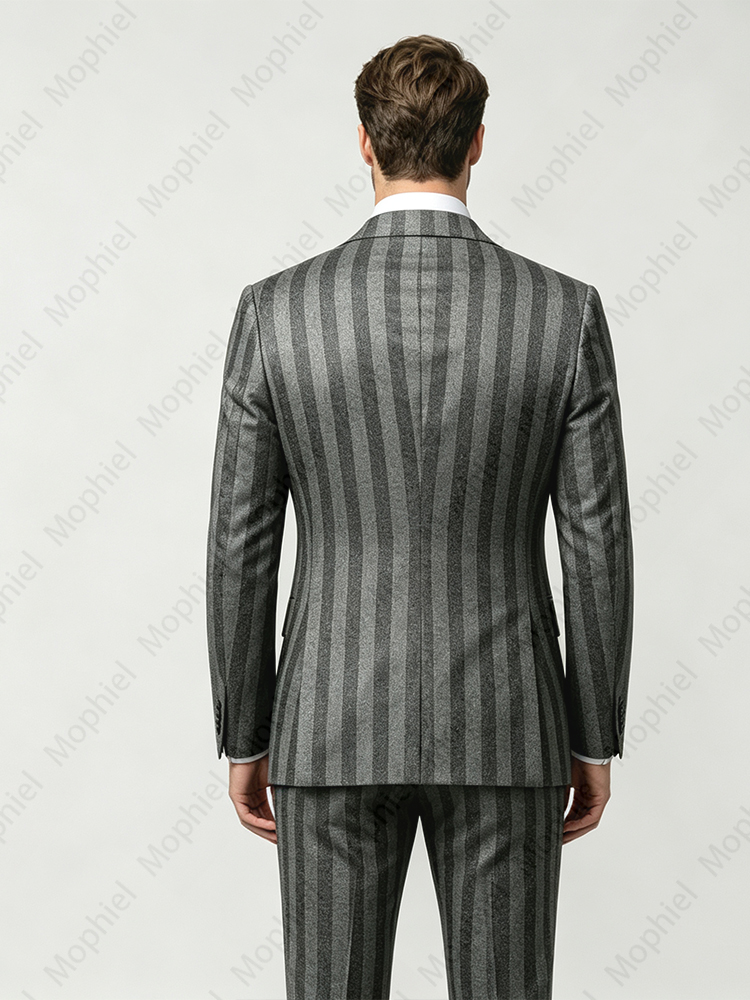 Black and Gray Men's Suits Not - đánh giá và giá Slim Fit Blazer Men