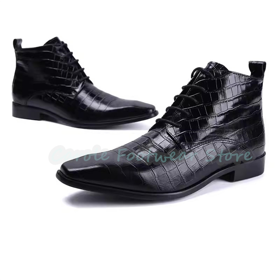 Fashion Genuine Leather Ankle  - đánh giá và giá Mens Fashion Dress Shoes