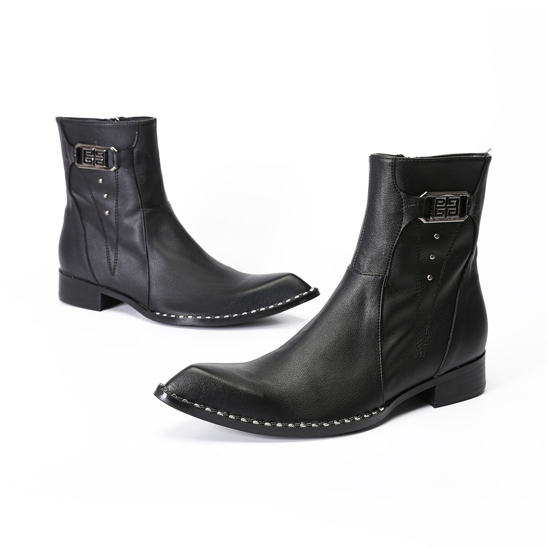 fashion black pointed toe men  - đánh giá và giá Mens Fashion Dress Shoes