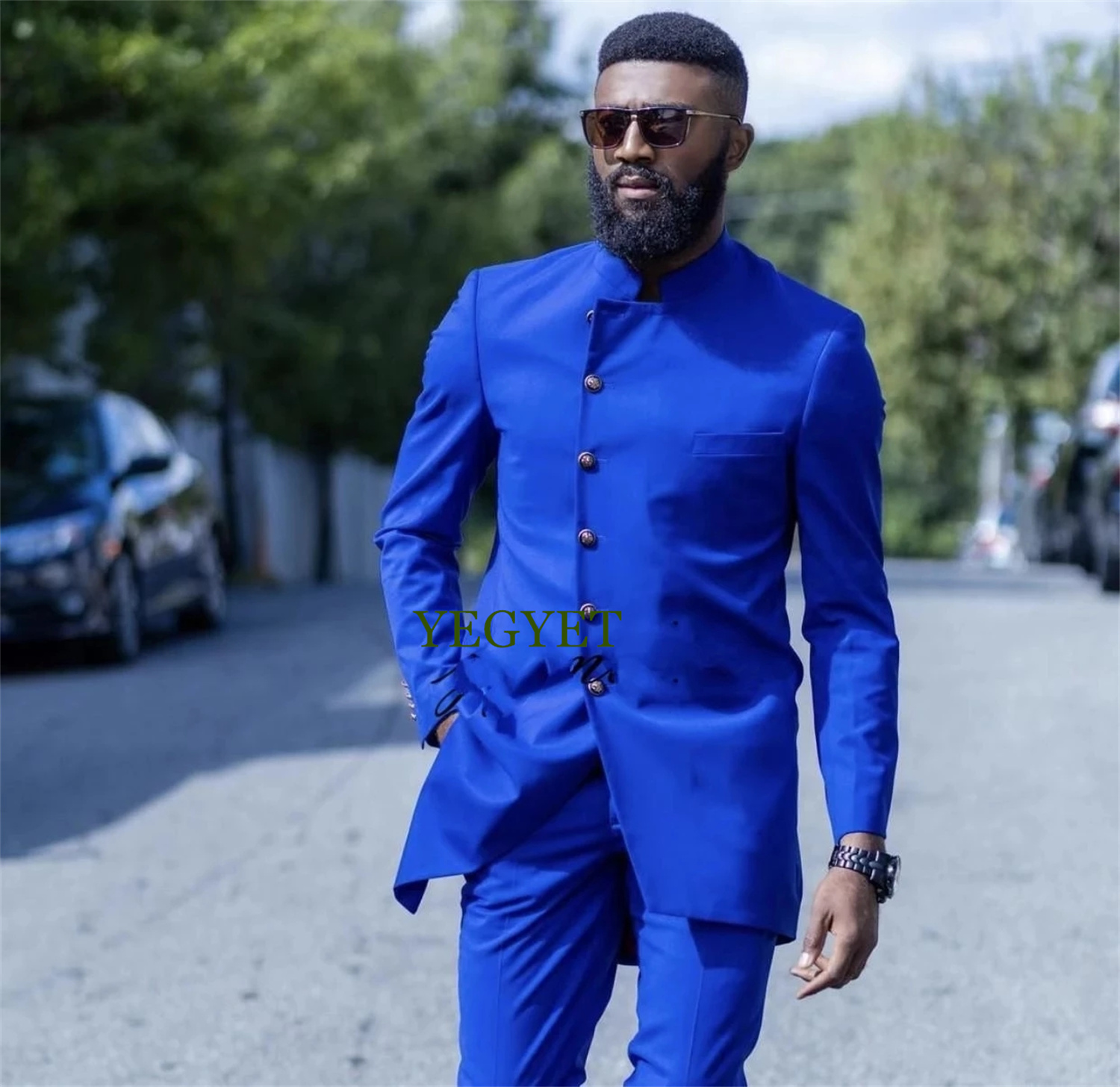 Customized Royal Blue Slim Fit - đánh giá và giá Slim Fit Blazer Men