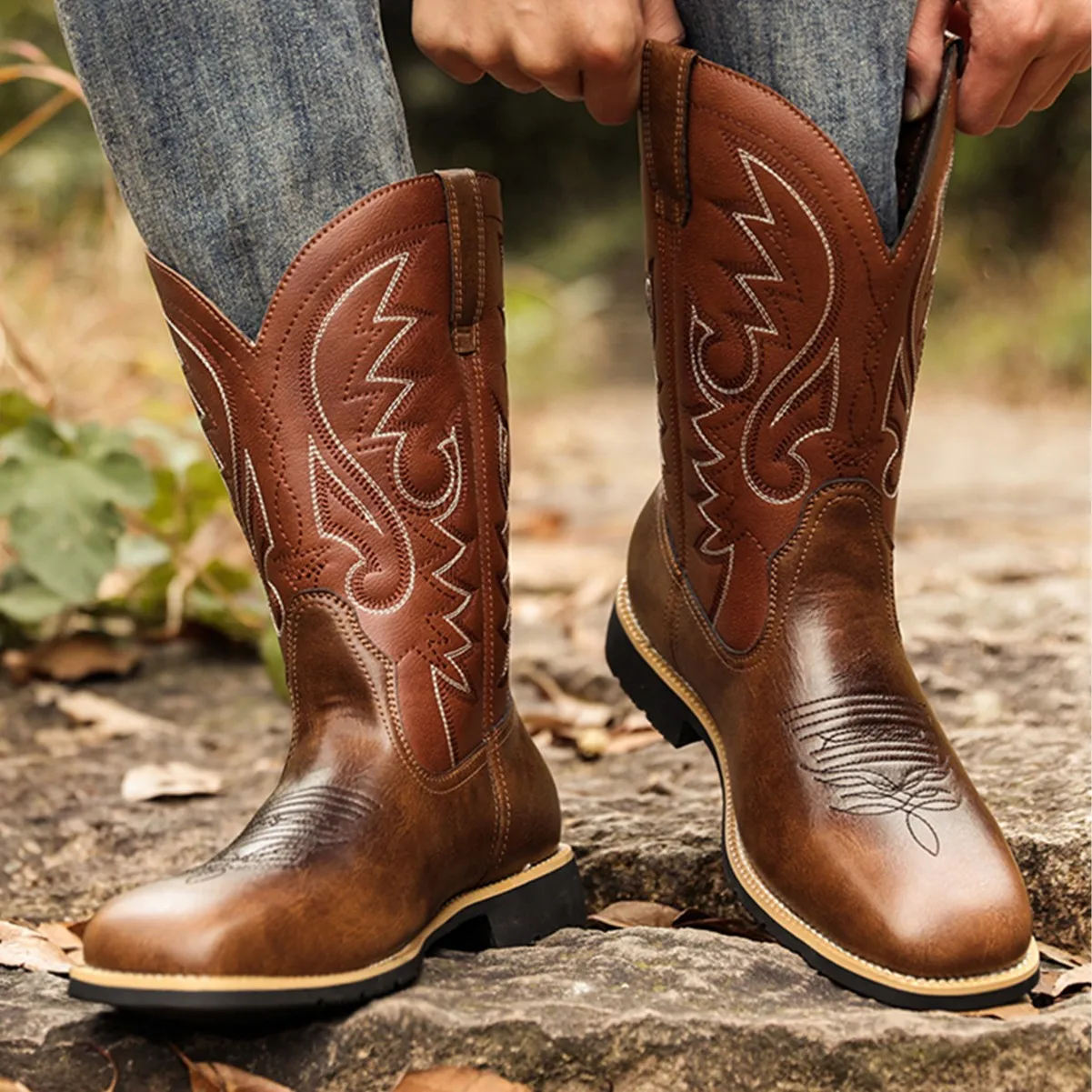 Men's Mid-calf Boots Fashion H - đánh giá và giá Mens Fashion Winter 2025