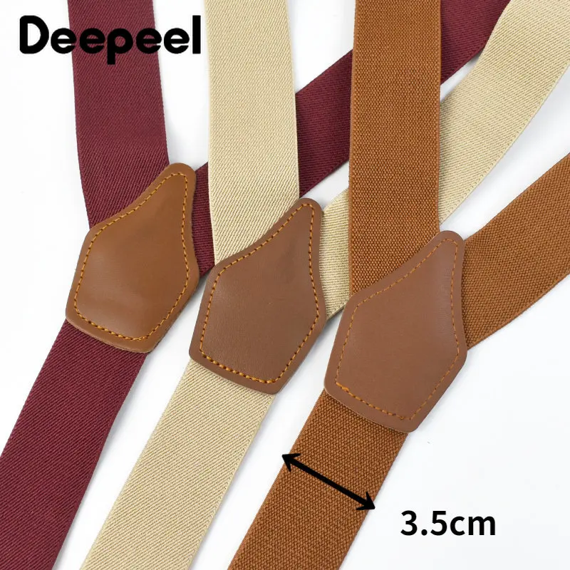Deepeel 3.5*125cm Men's Adult  - đánh giá và giá Suspenders Clip Men