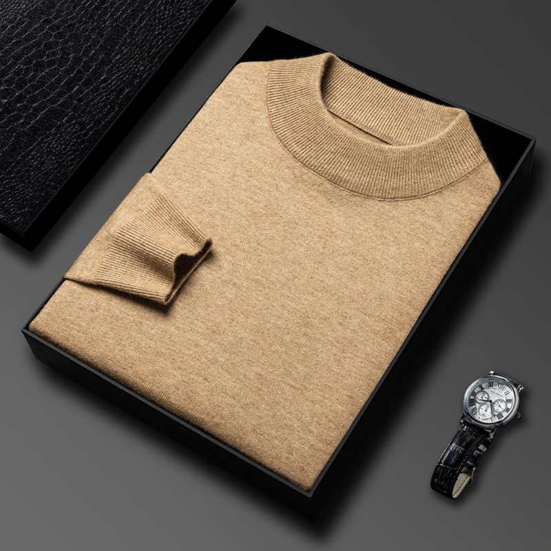Half Turtleneck Knitwear Sweat - đánh giá và giá Turtleneck Sweater Men