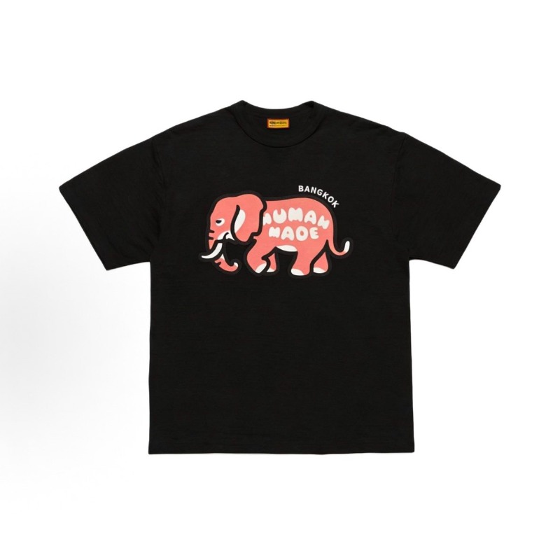 Human Made Elephant Print Slub - đánh giá và giá Mens Fashion Bangkok