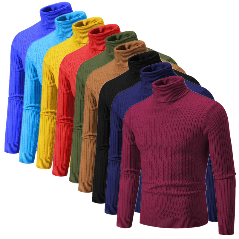 2025 New Men Solid Colour Turt - đánh giá và giá Turtleneck Sweater Men