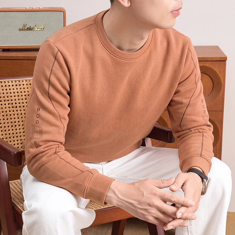 Mens Daily Crew Neck Sweatshir - đánh giá và giá Mens Fashion Casual