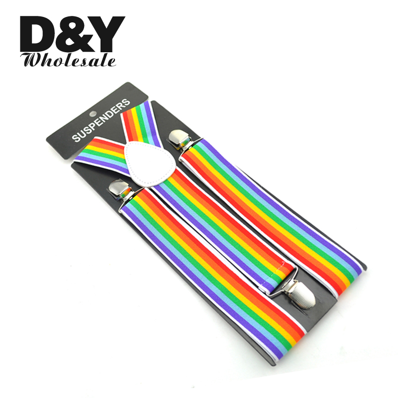 Mới 3.5 Cm 5 Sọc Treo Áo Nam N - đánh giá và giá Suspenders Clip Men