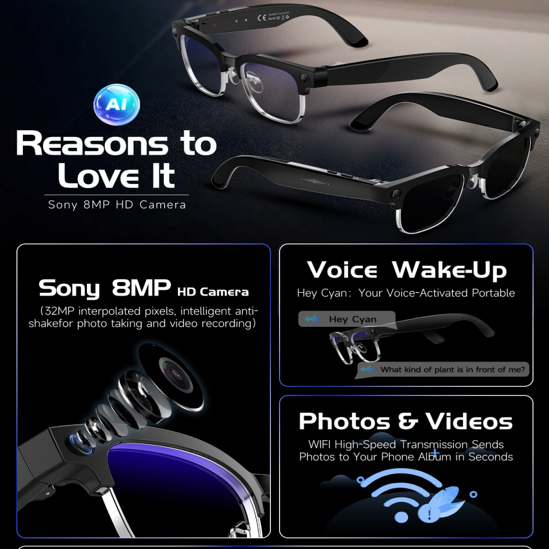 2026 New 8K HD AI Smart Glasse - đánh giá và giá Men'S Fashion Glasses 2026
