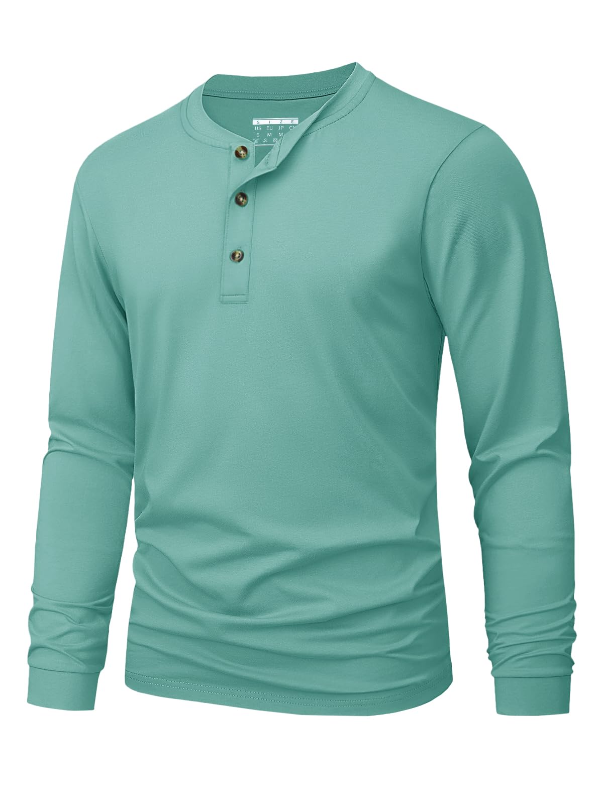 Men's Henley T-Shirt Simple So - đánh giá và giá Mens Fashion Casual