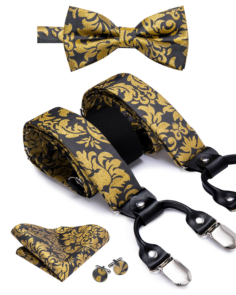 Hi-ĐÍNH NƠ LỤA Nam Giới Trưởng - đánh giá và giá Suspenders Clip Men